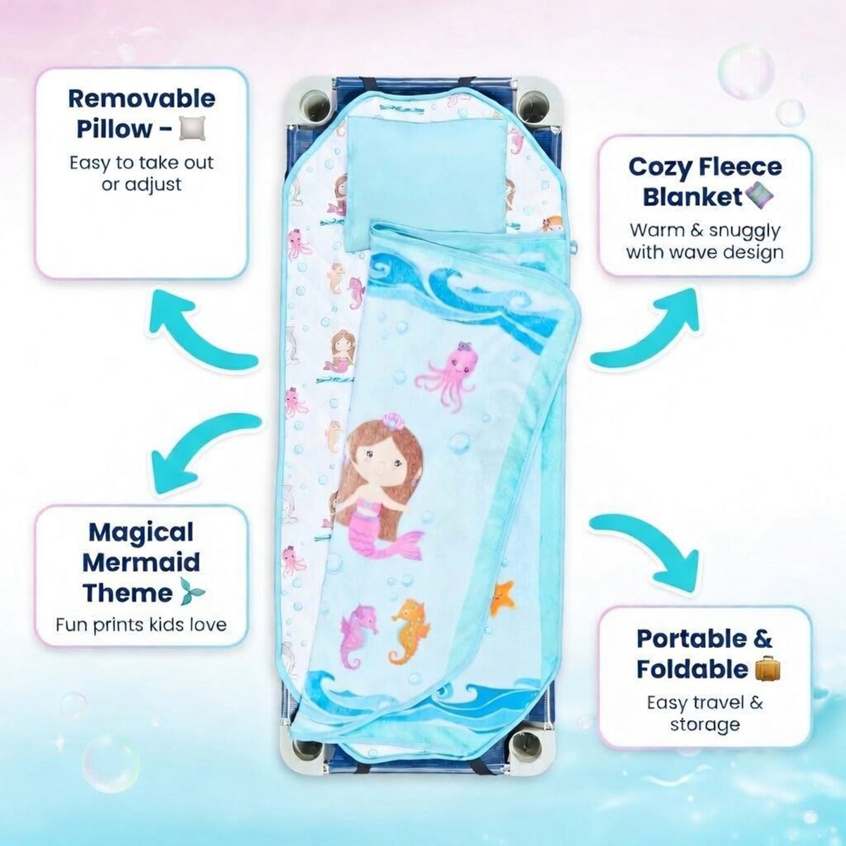 Mermaid Cot Nap Mat