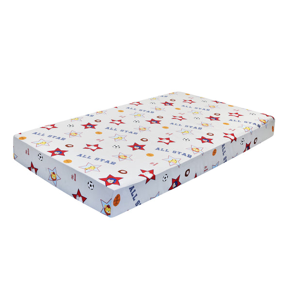 4 Piece Boys Crib Bedding Set - Jungle Sports
