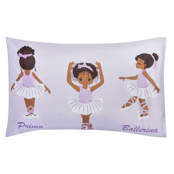 4 Piece Toddler Bedding Set – African American Ballerina