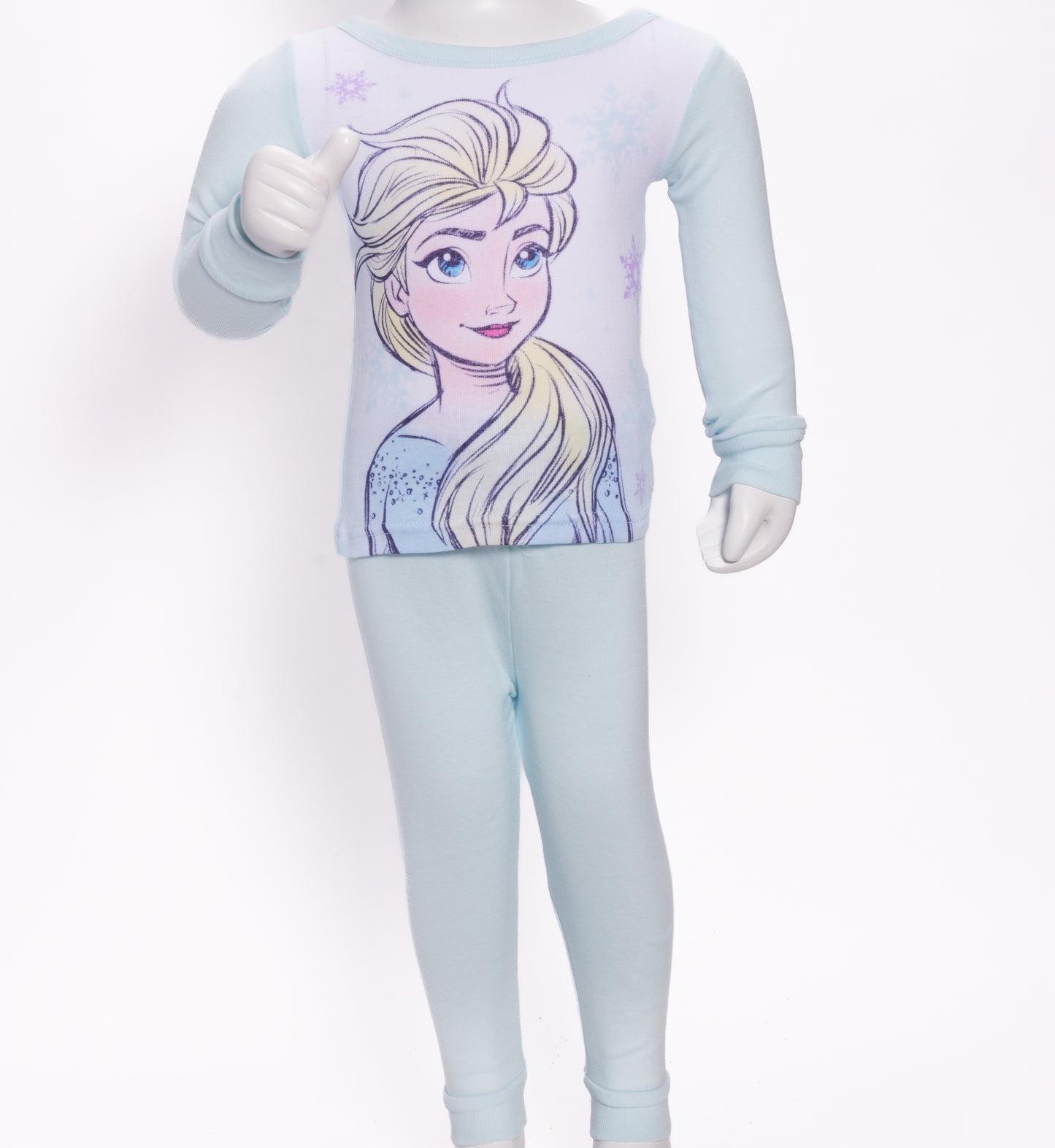 Disney Frozen Toddler Girls 4-Piece Pajama Set – Elsa Long Sleeve Tops and Matching Pajama Pants Sleepwear