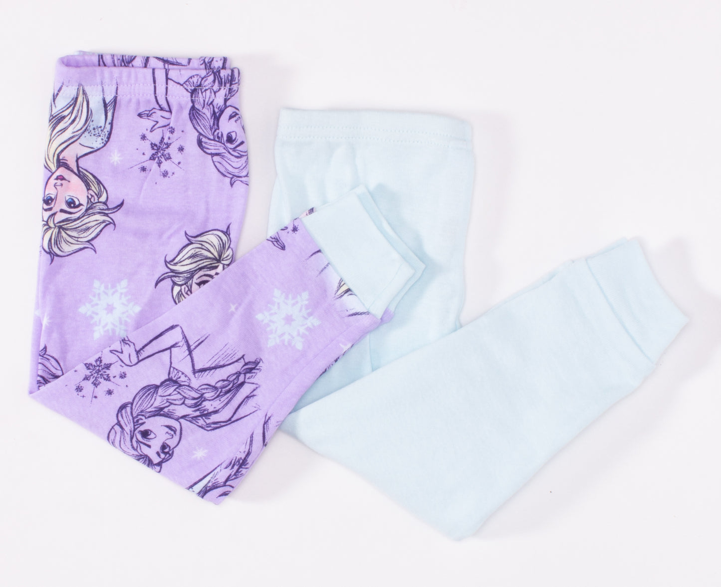 Disney Frozen Toddler Girls 4-Piece Pajama Set – Elsa Long Sleeve Tops and Matching Pajama Pants Sleepwear