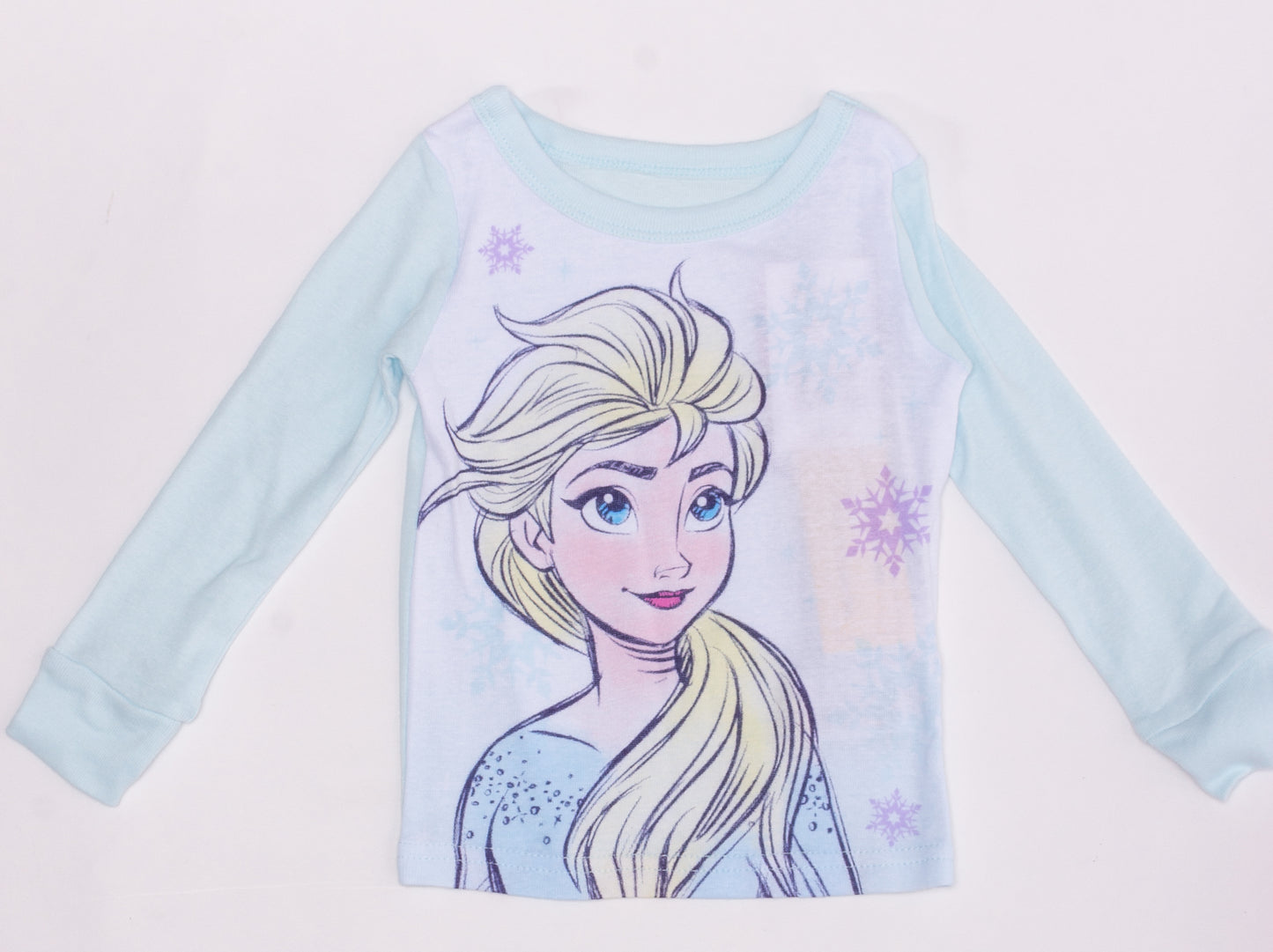 Disney Frozen Toddler Girls 4-Piece Pajama Set – Elsa Long Sleeve Tops and Matching Pajama Pants Sleepwear