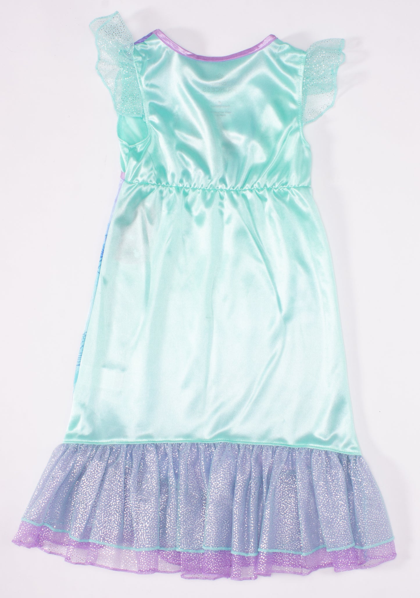 Disney The Little Mermaid Ariel Girls Nightgown – Soft Short Sleeve Sleep Dress Pajamas for Kids