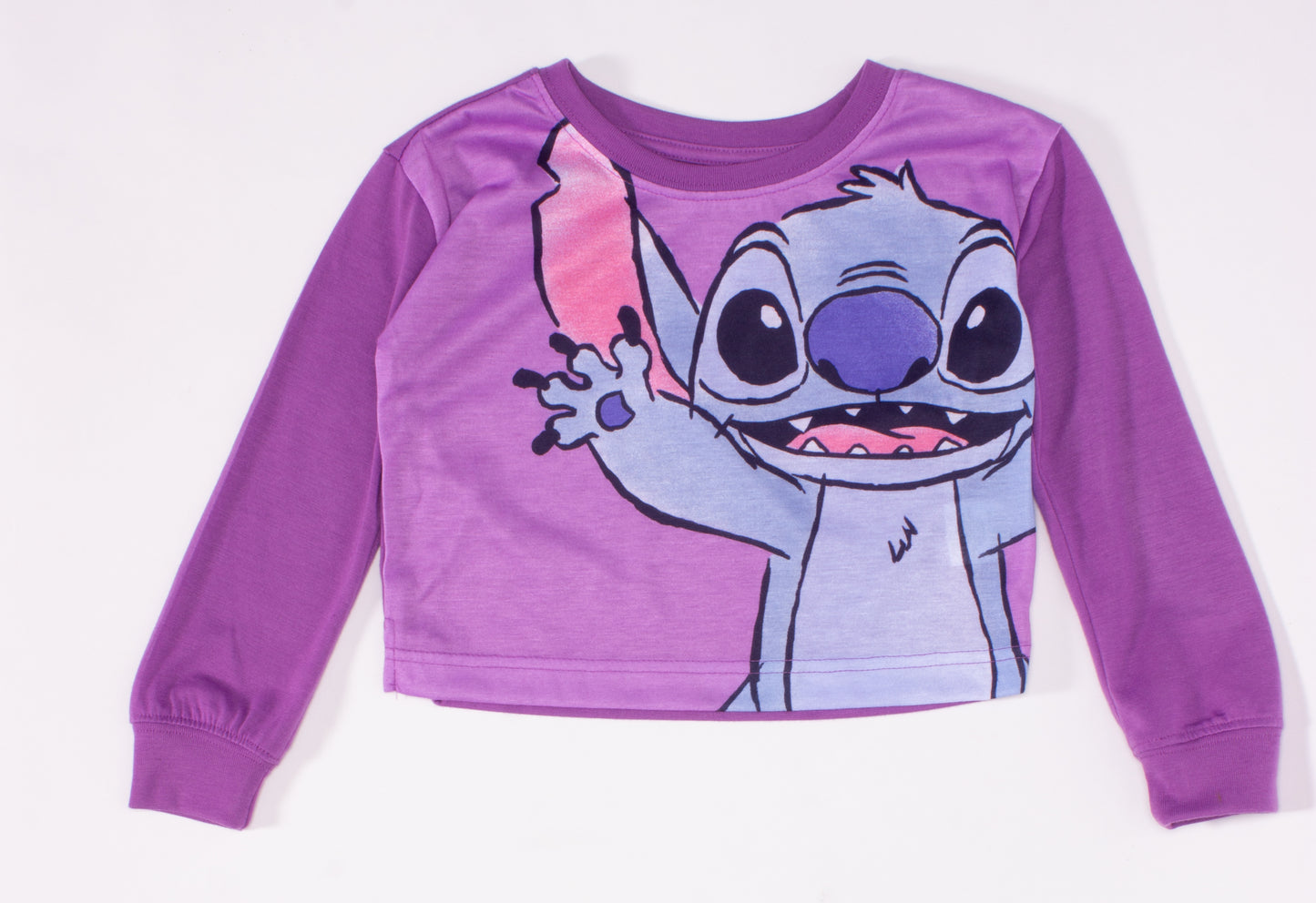 Disney Lilo & Stitch Girls 2-Piece Pajama Set – Long Sleeve Top and Pants Sleepwear