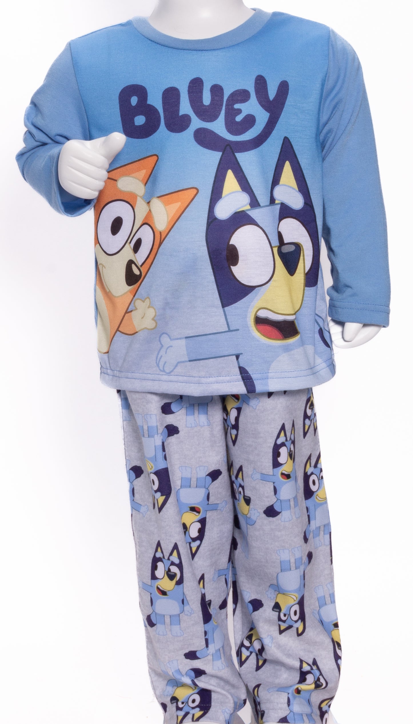 Bluey Toddler Boys 2-Piece Pajama Set – Short Sleeve Top and Printed Shorts Sleepwear Set