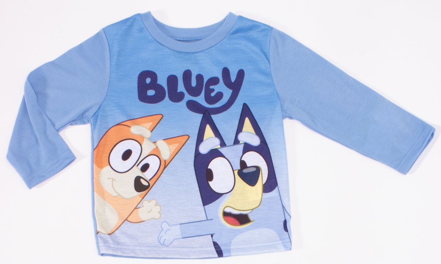 Bluey Toddler Boys 2-Piece Pajama Set – Short Sleeve Top and Printed Shorts Sleepwear Set