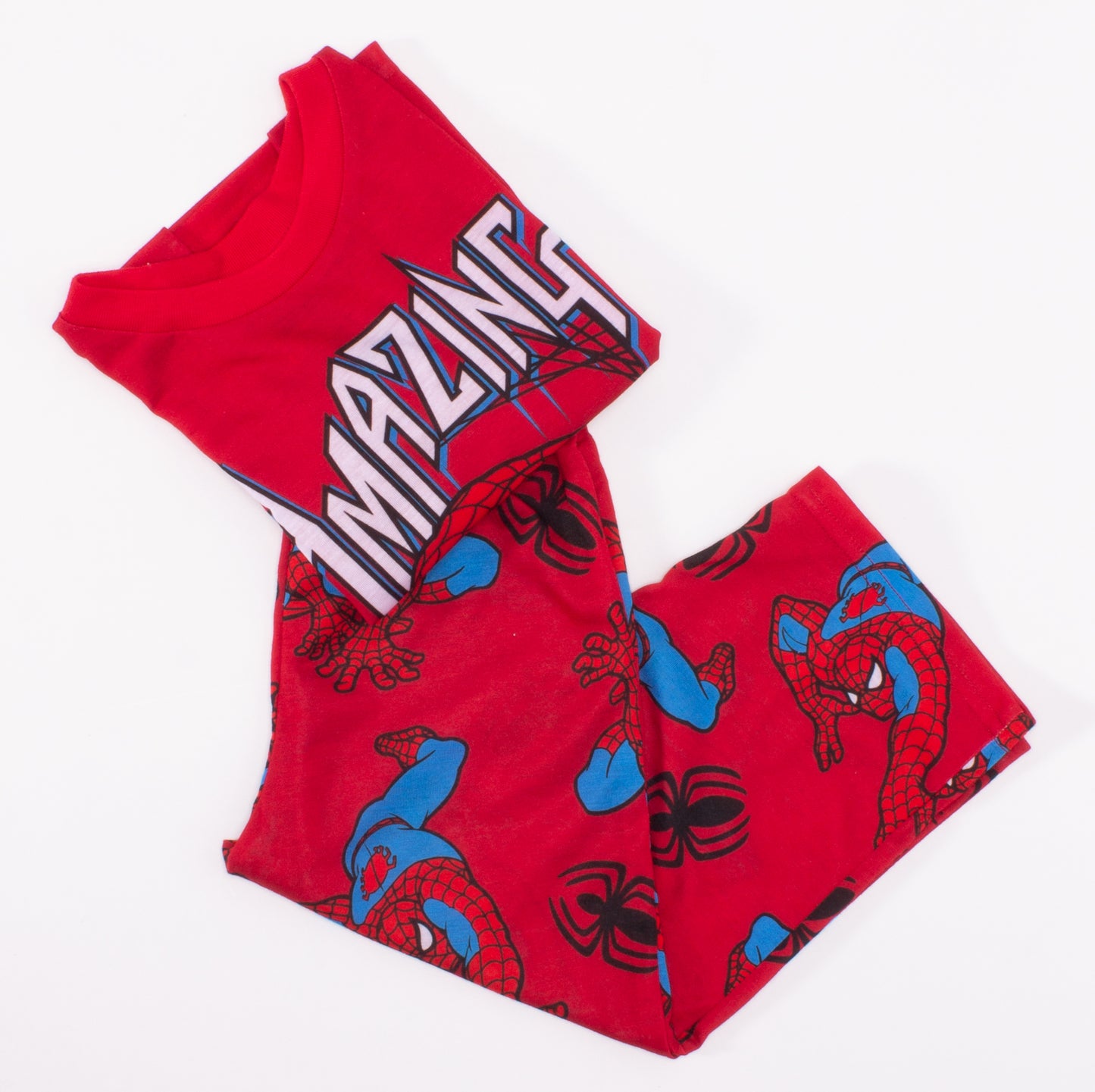Amazing Spider-Man 2-Piece Toddler Boys Pajama Set – Long Sleeve Top and Pants Sleepwear