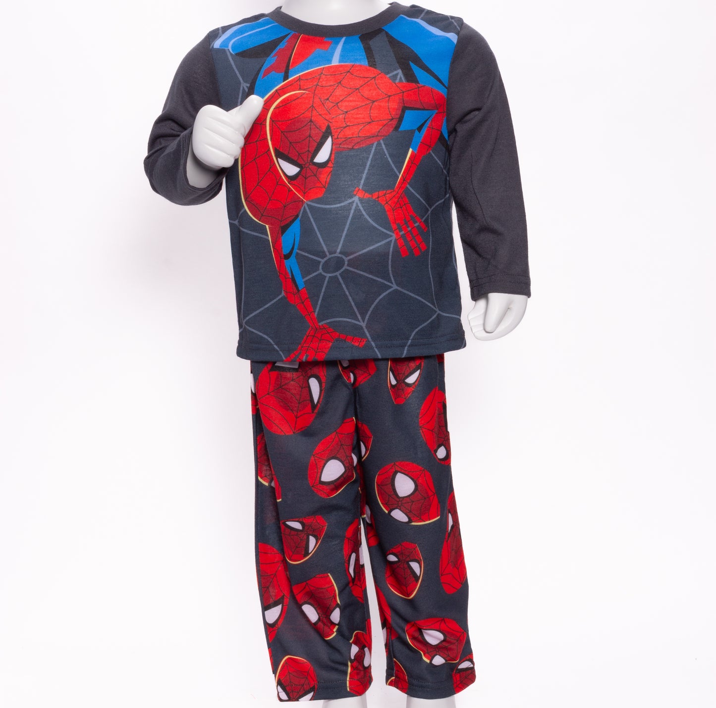 Marvel Spider-Man 2-Piece Toddler Boys  Pajama Set – Long Sleeve Top and Matching Pants Sleepwear