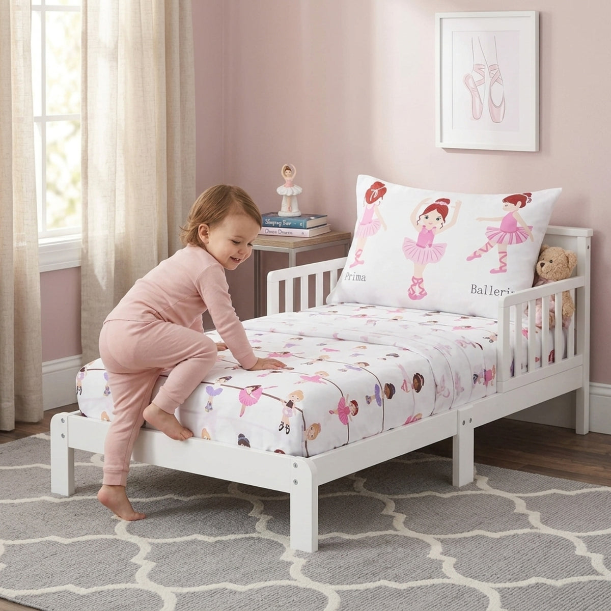 Born to Dance Ballerina 3-Piece Toddler Sheet Set