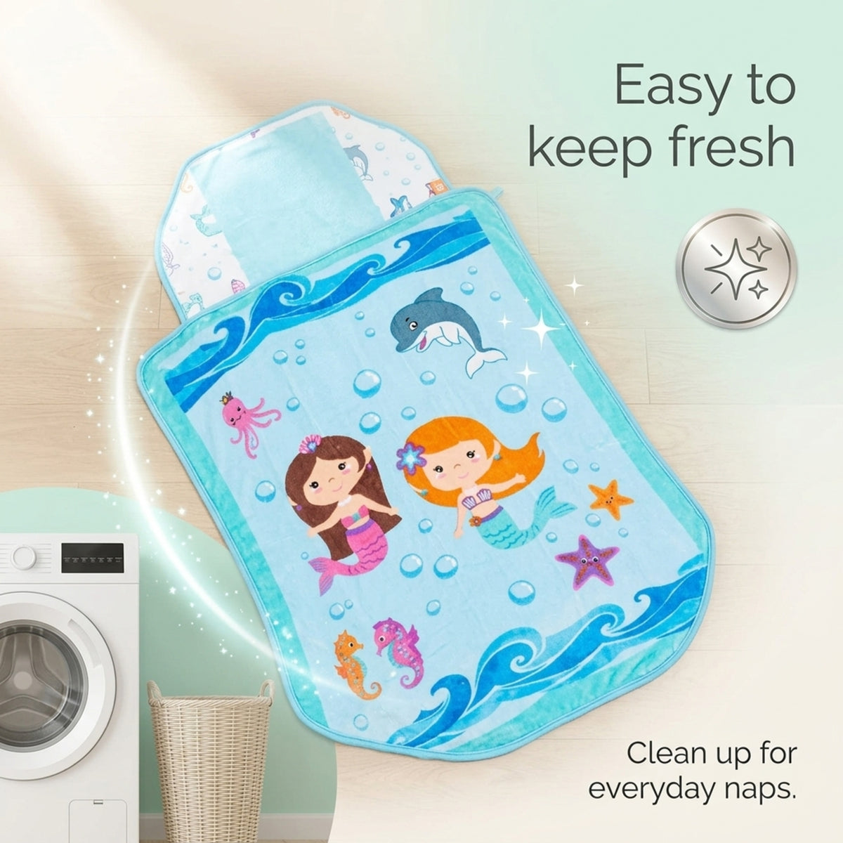 Mermaid Cot Nap Mat