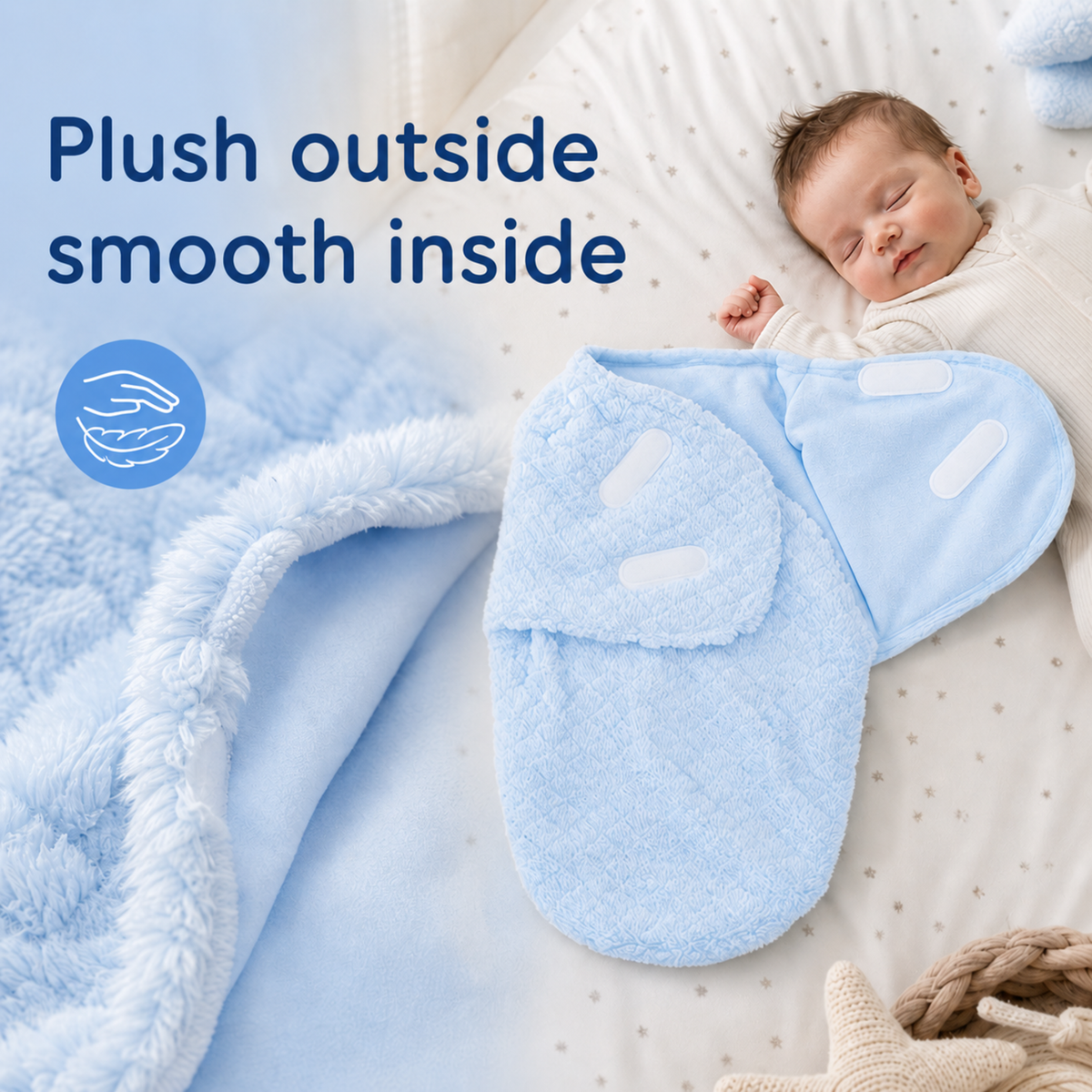 Blue Baby Swaddle