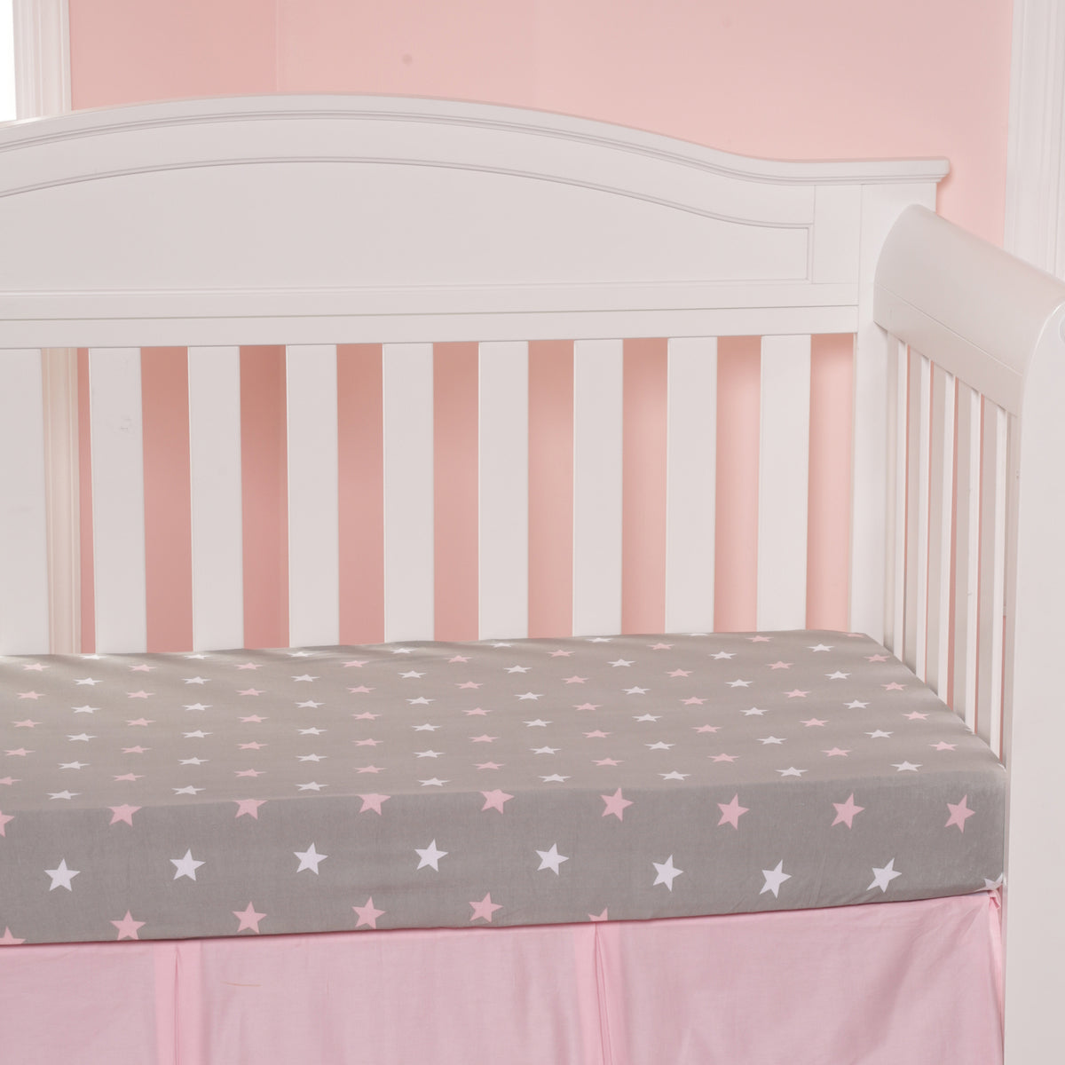 2 Pack Fitted Crib Sheet - Owls/Stars