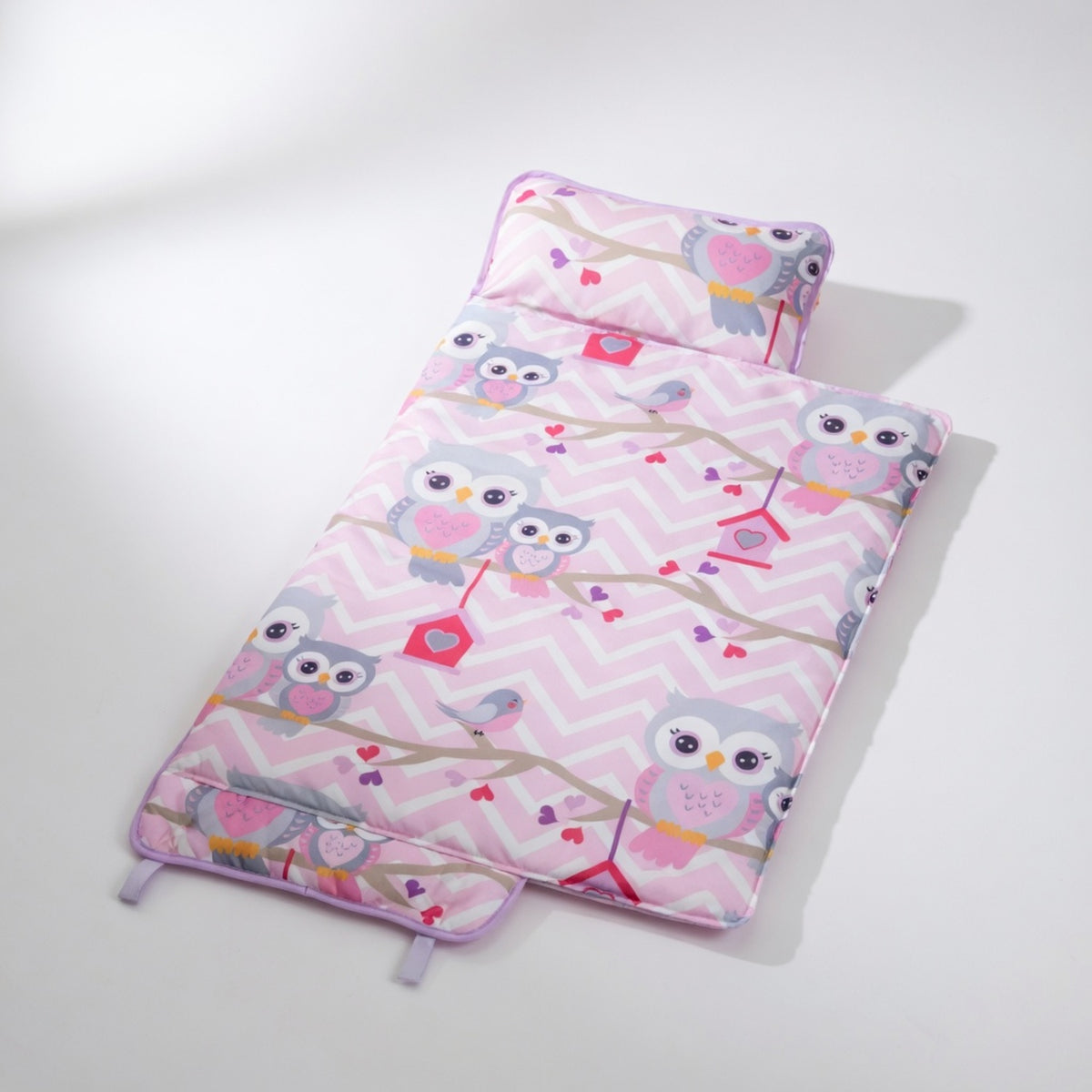 Sweet Owls Nap Mat with Pillow