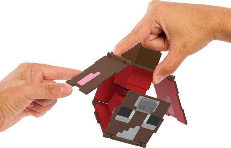 Minecraft Mooshroom Flippin Figs 2 in 1 Action Figure Mooshroom and Cow
