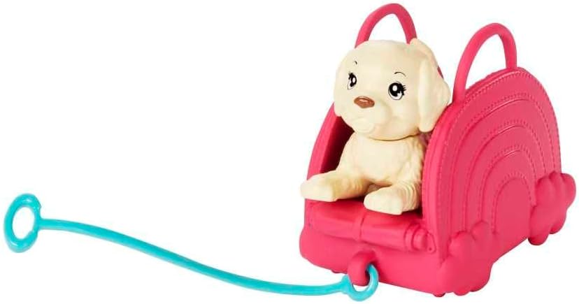 Barbie Travel Chelsea Doll Playset with Backpack, Tablet, Headphones, Puppy, and Accessories