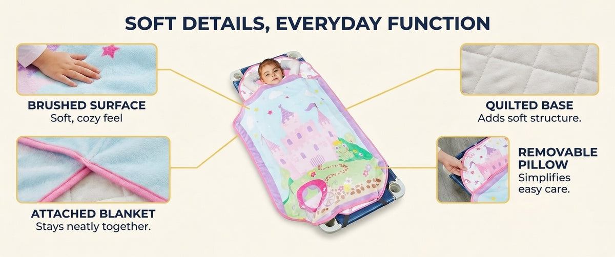 Princess Cot Nap Mat