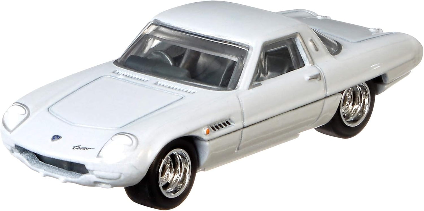 Hot Wheels Premium Pop Culture 1968 Mazda Cosmo Sport Jay Leno’s Garage Die Cast Car
