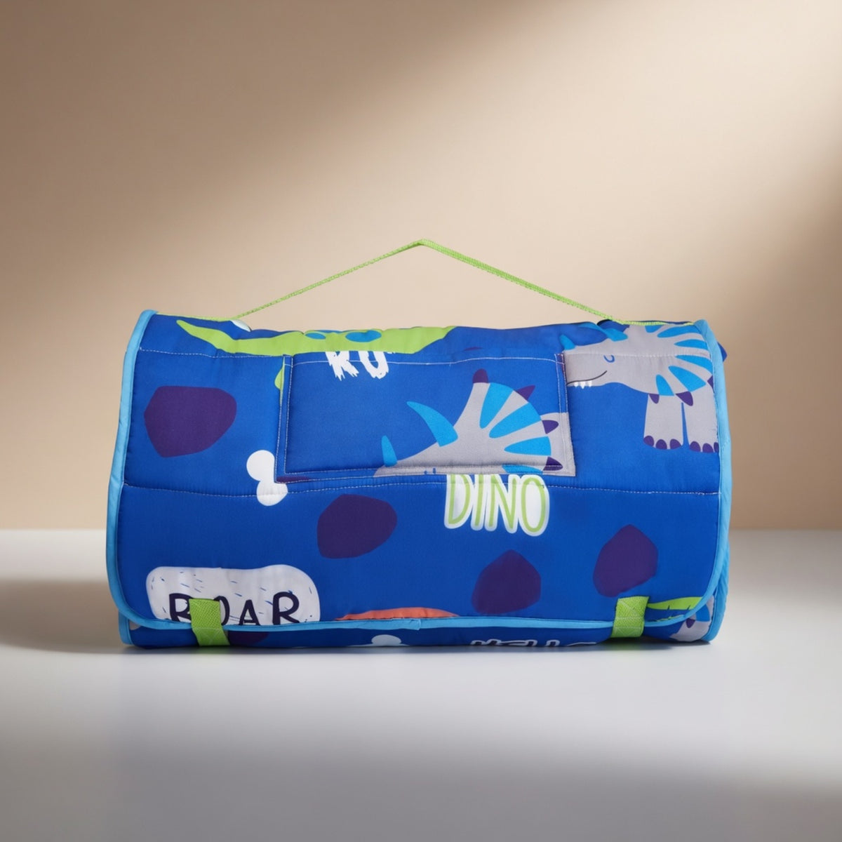 Roaring Dinos Nap Mat with Pillow