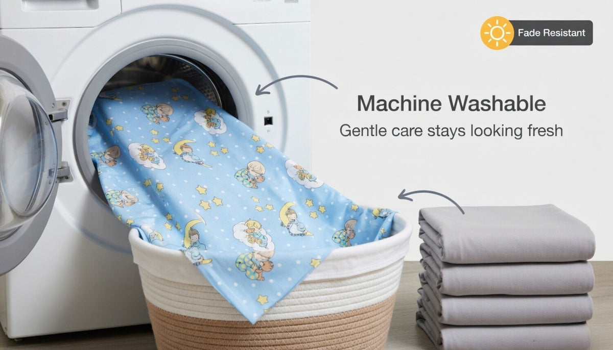 2 Pack Fitted Crib Sheets - Precious Moments Boys