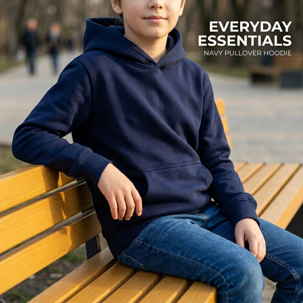 Everyday Kids Basketball Collection Pullover Hoodie – “It’s in My DNA” Fingerprint Basketball Graphic Sweatshirt