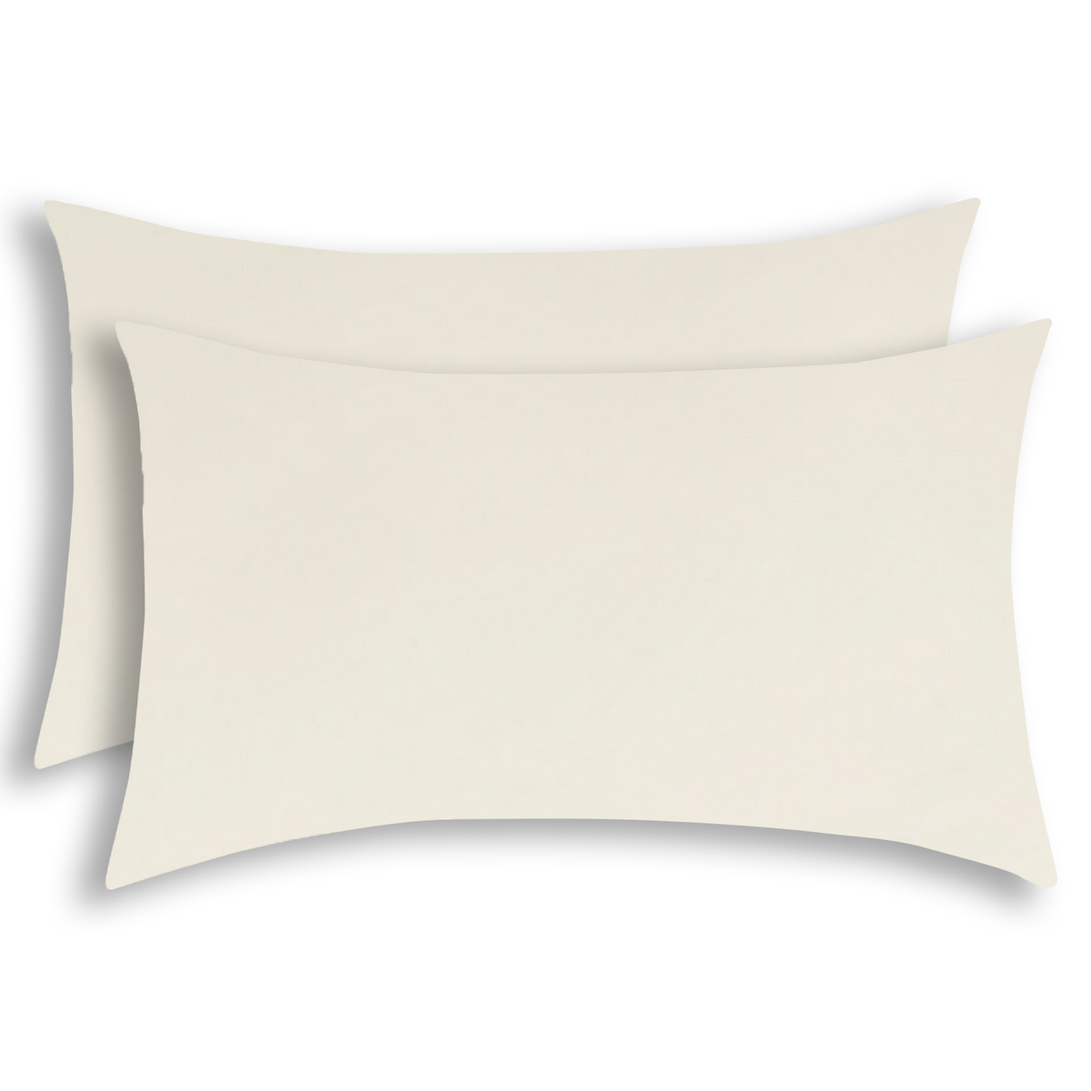 Everyday Kids Solid Soft Microfiber Toddler Pillowcases, 14 x 20 Inches, Beige, 2-Pack