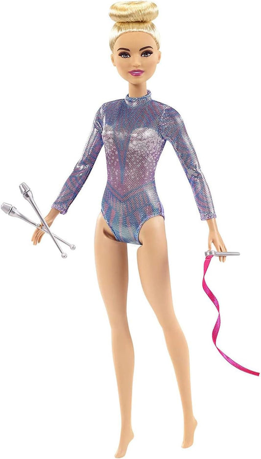 Barbie Gymnast Doll with Leotard and Crutches, “You Can Be Anything” Sports Career Doll