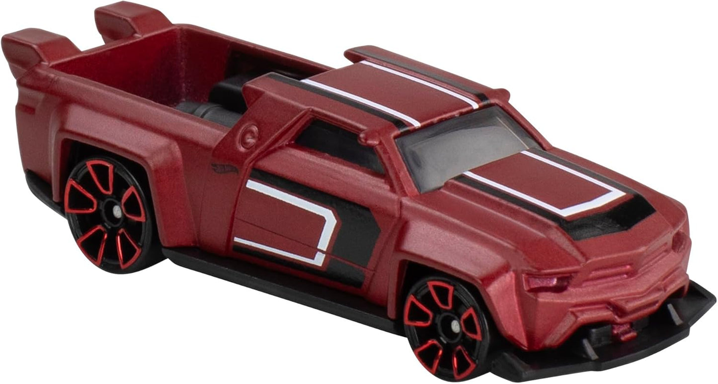 Hot Wheels Die 1:64 Cast Toy Car 5 Pack Assorted Vehicles Fantasy and Sports Car Styles Animated Netflix Series Let’s Race