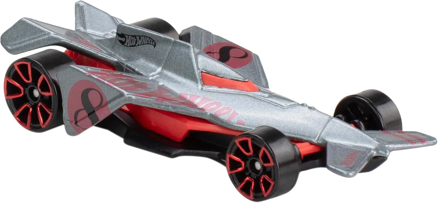 Hot Wheels Die 1:64 Cast Toy Car 5 Pack Assorted Vehicles Fantasy and Sports Car Styles Animated Netflix Series Let’s Race