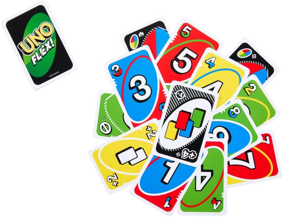 Mattel UNO Flex Card Game – Color-Changing Cards and Special Flex Actions