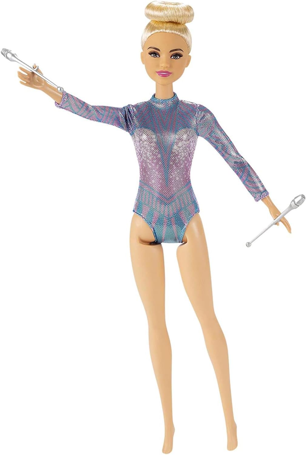 Barbie Gymnast Doll with Leotard and Crutches, “You Can Be Anything” Sports Career Doll