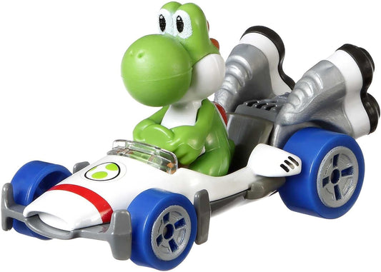 Hot Wheels Mario Kart Yoshi B Dasher Die-Cast Vehicle Figure 1:64 Scale