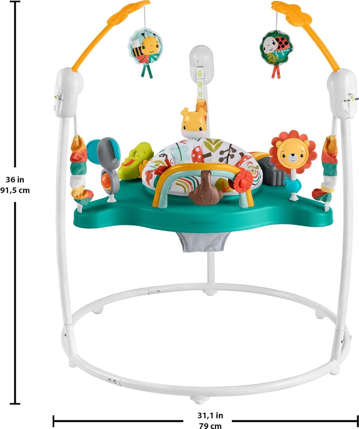 Fisher-Price Baby Activity Jumper with Interactive Toys – Infant Jumper for Play and Movement