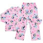 Bluey Girls 2-Piece Pajama Set – Pink Button-Up Long Sleeve Sleepwear with Matching Pants