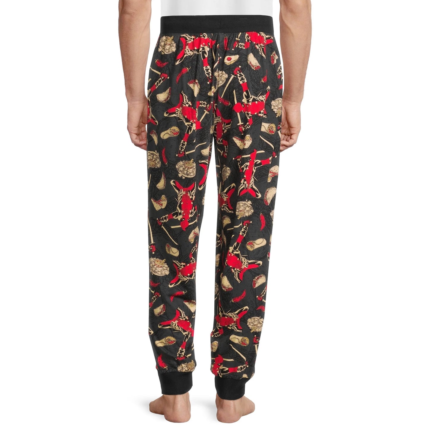 Marvel Deadpool Men’s Sleep Pants Lounge Pajama Bottoms Comfortable Relaxed Fit