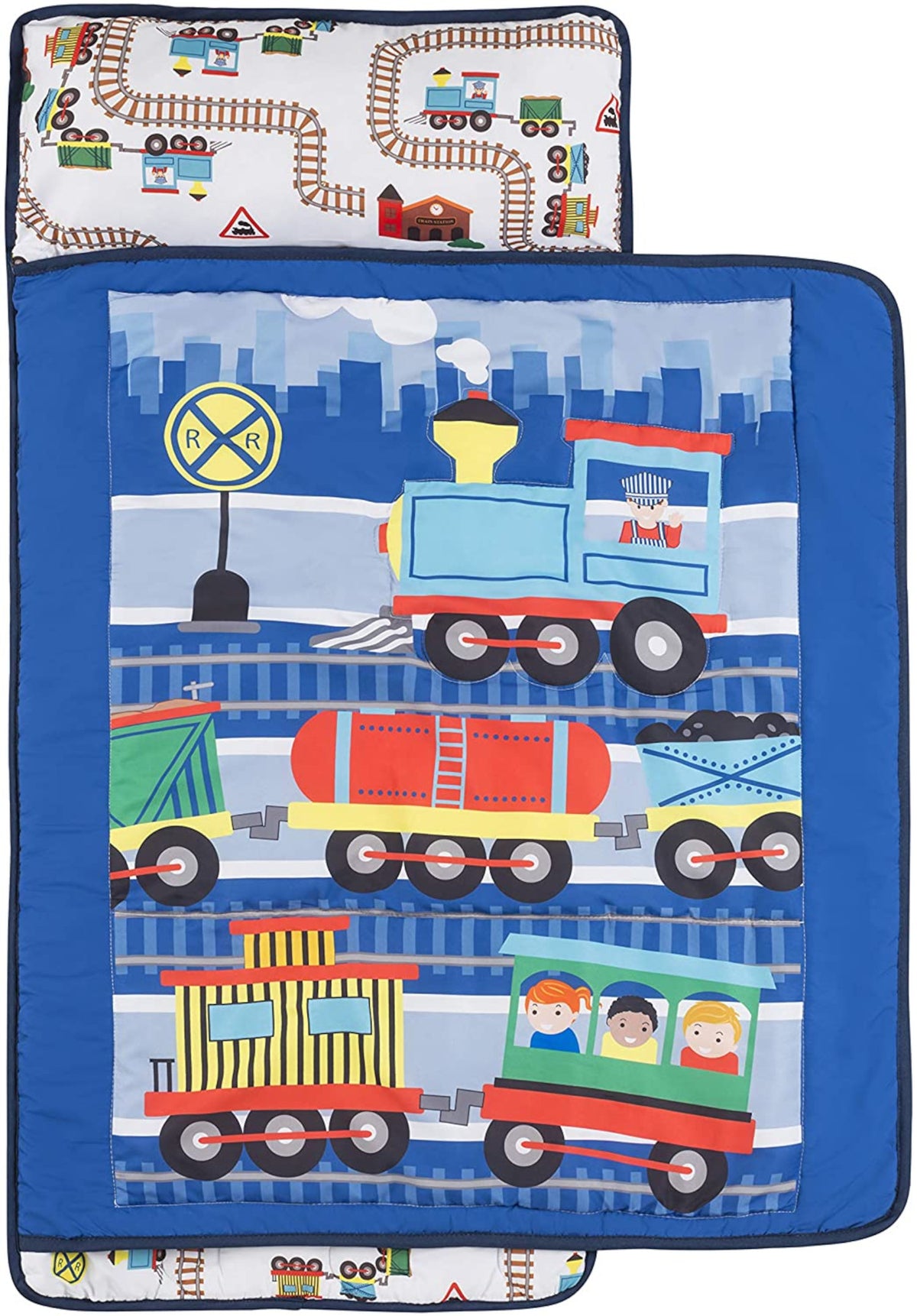 Choo Choo Train Toddler Nap Mat with Pillow