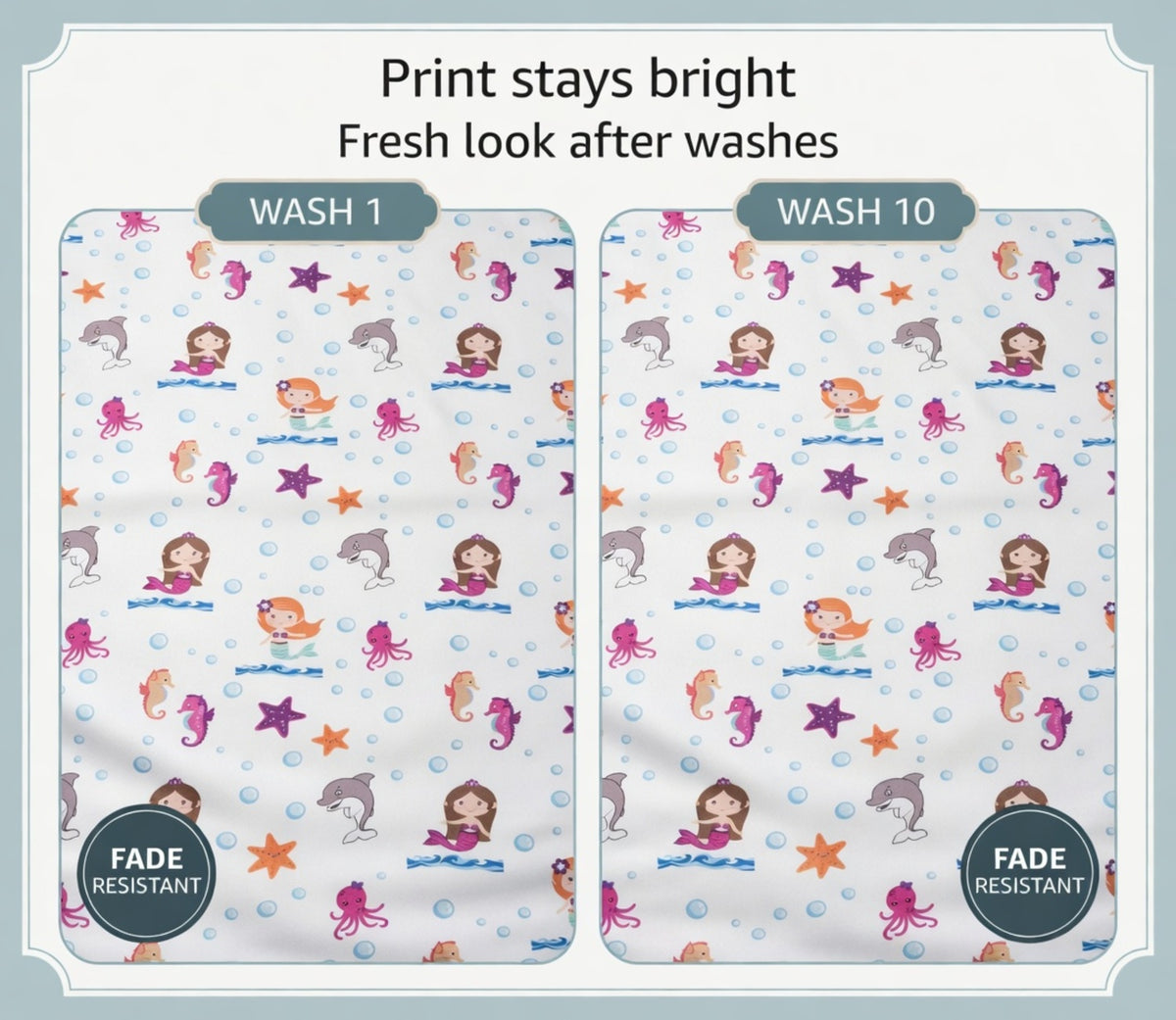 Mermaid Adventures Fitted Crib Sheet