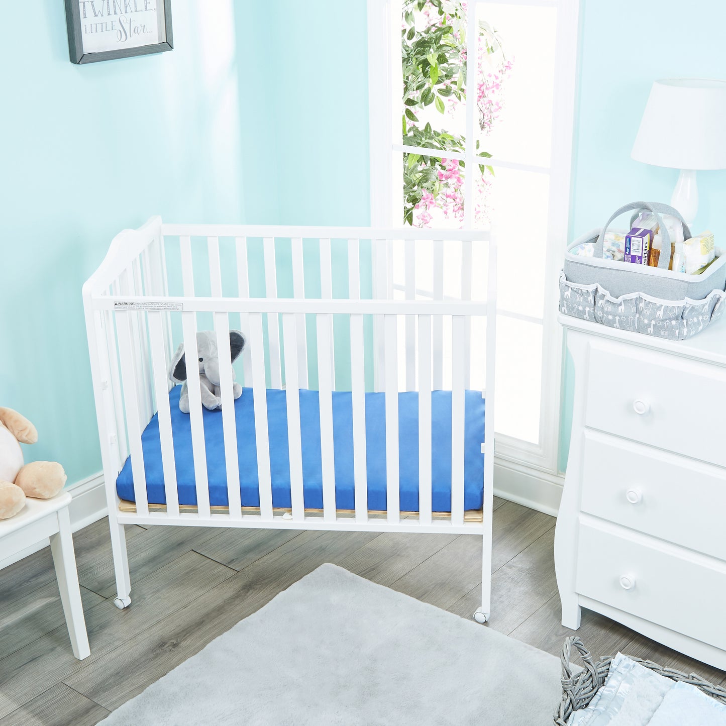 2 Portable Crib/Playard Mattress Sheets