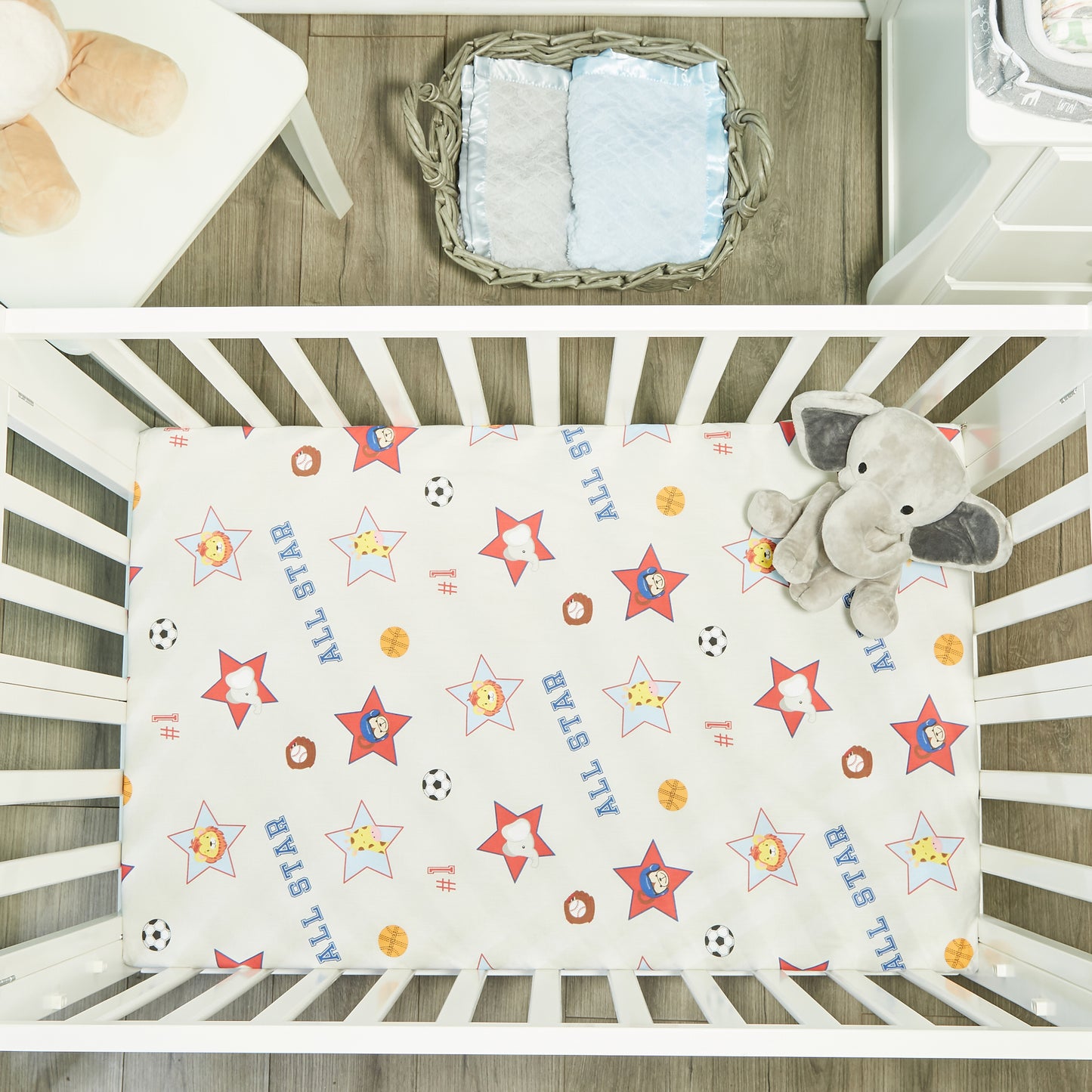 2 Portable Crib/Playard Mattress Sheets