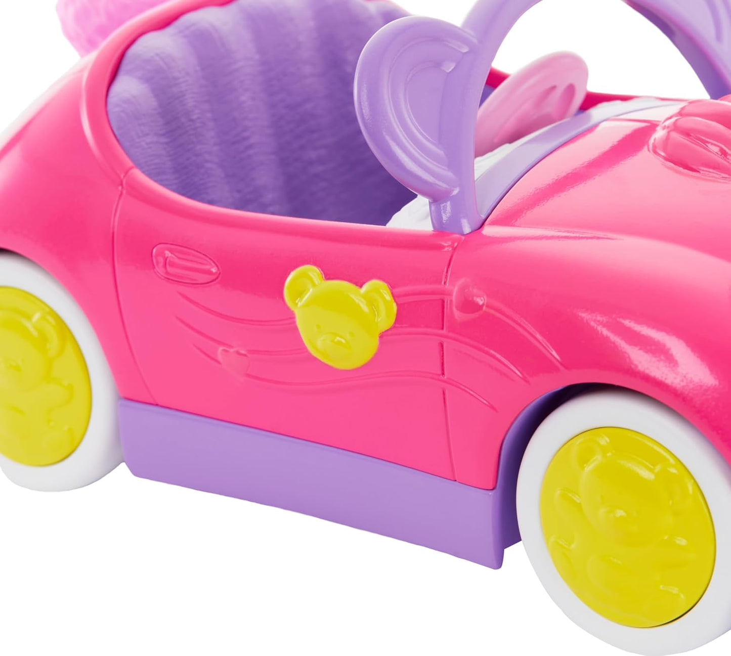 Barbie Chelsea Doll with Pink Convertible Car, Travel Playset
