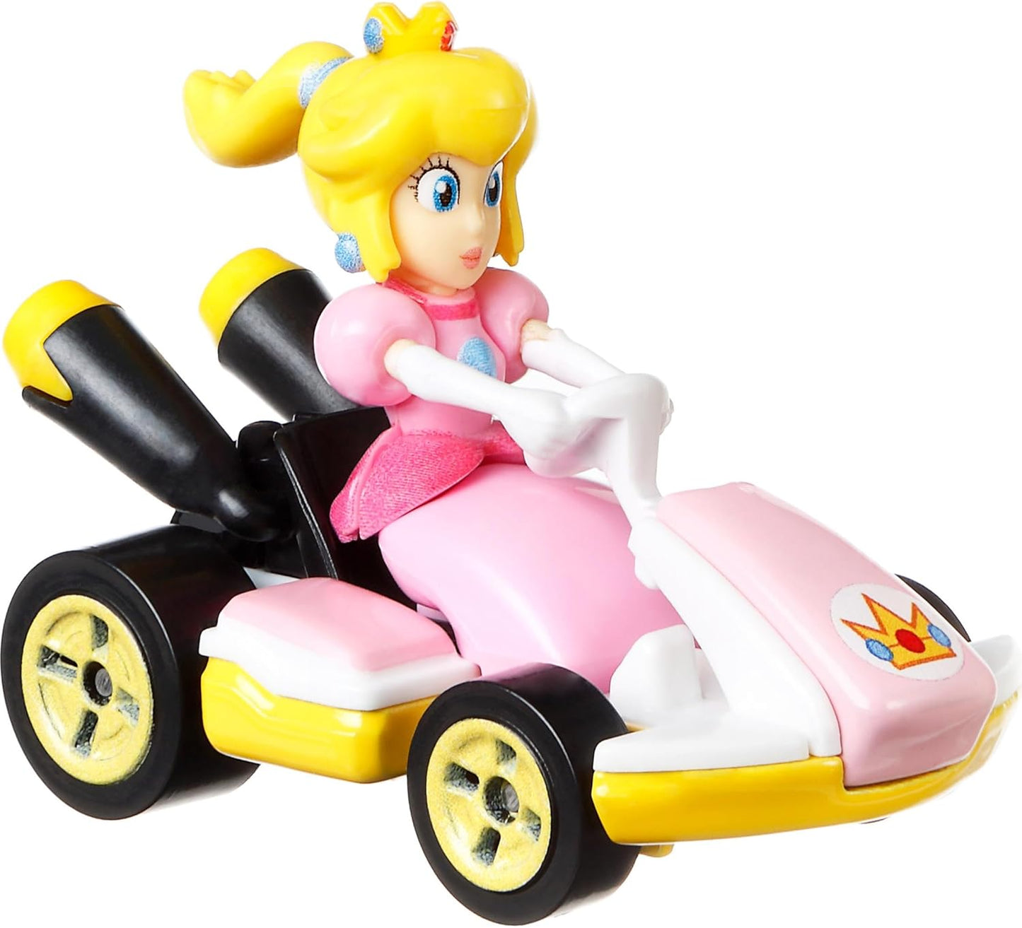 Hot Wheels Mario Kart Princess Peach Standard Kart 1:64 Die-Cast Vehicle Figure