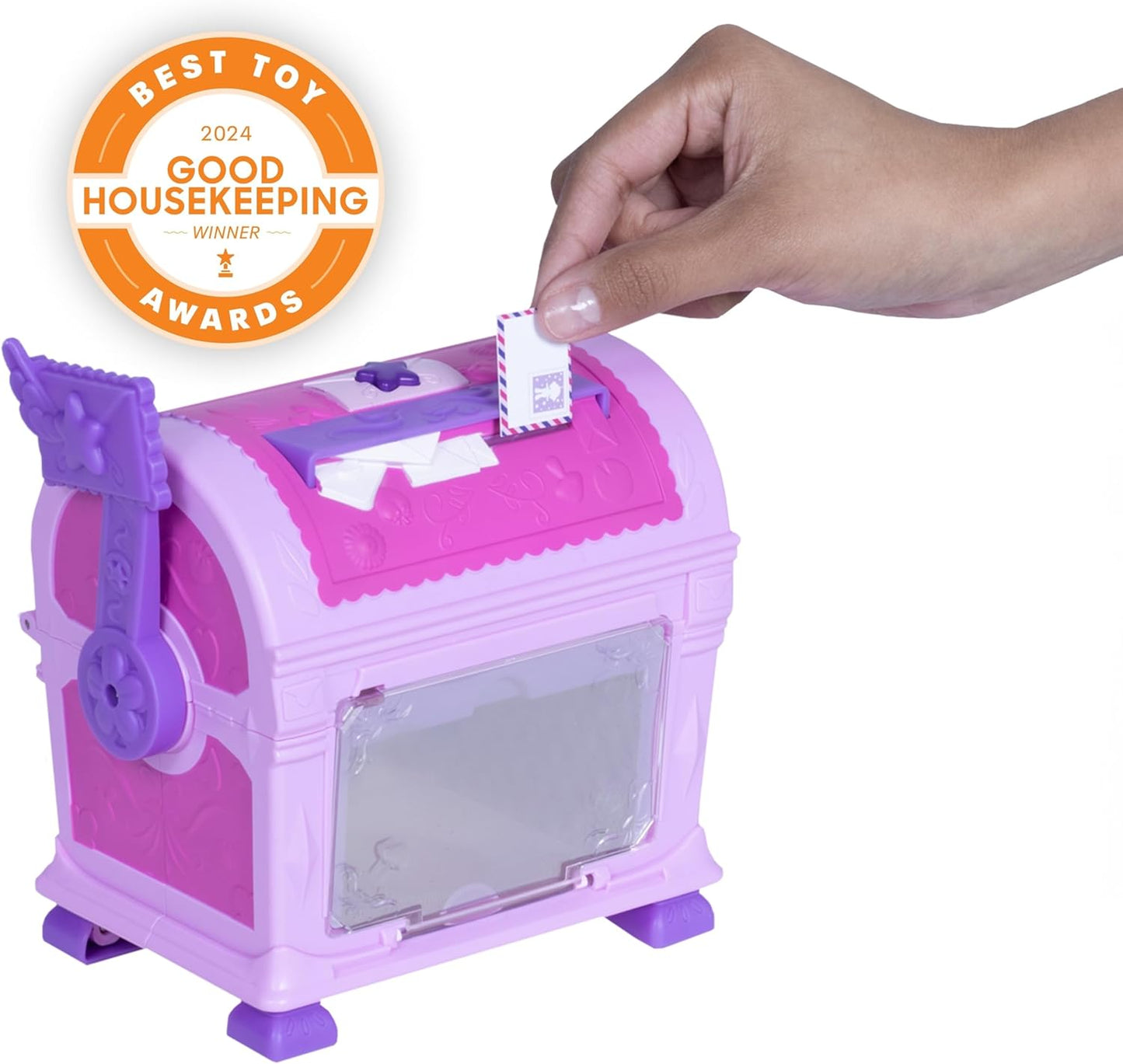 Secret Findees Magic Mailbox – Interactive Surprise Mailbox Playset With 10+ Surprises (Pink Edition)