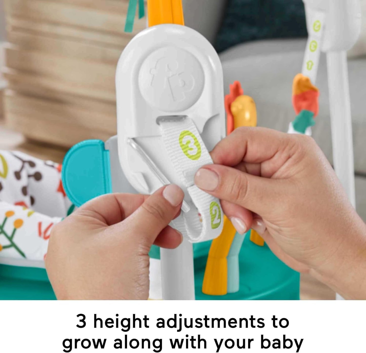Fisher-Price Baby Activity Jumper with Interactive Toys – Infant Jumper for Play and Movement