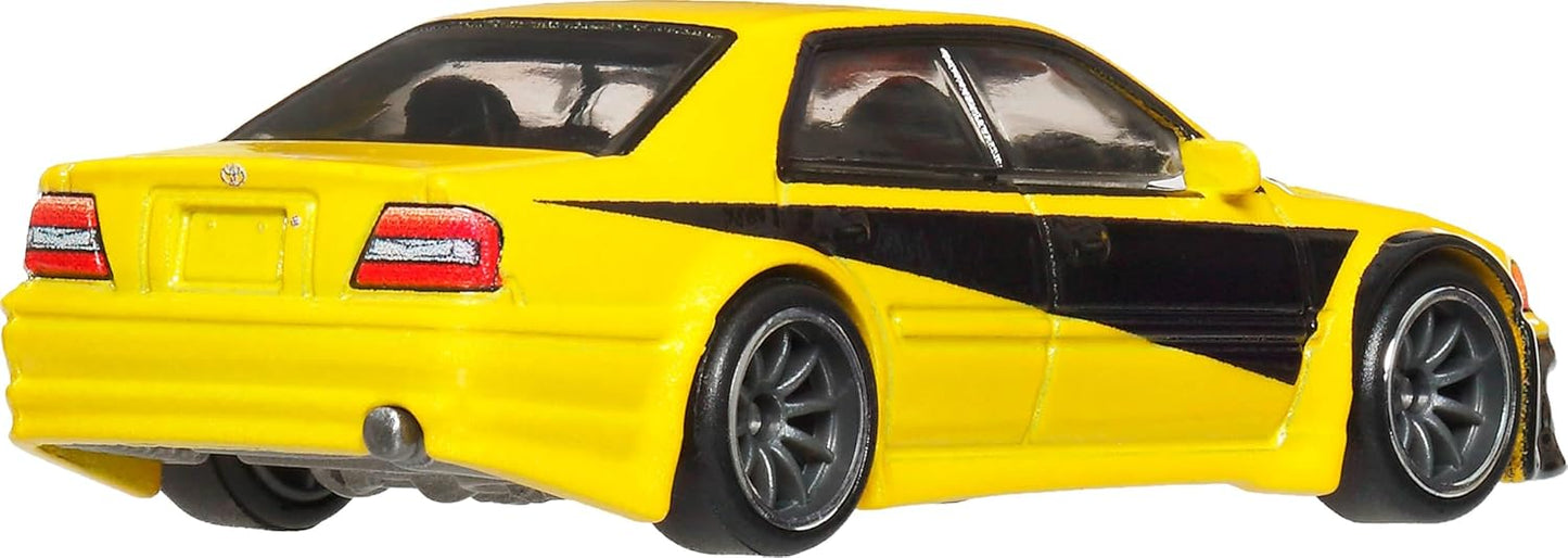 Hot Wheels Premium Fast and Furious Toyota Chaser JZX100 Die Cast Car Real Riders Series