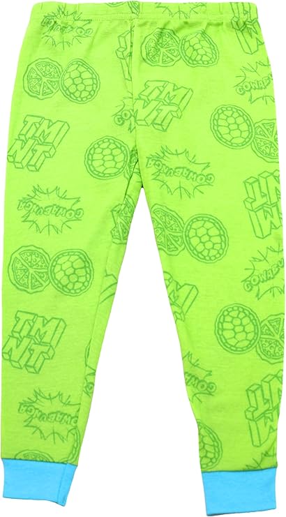 Teenage Mutant Ninja Turtles Boys 4-Piece Pajama Set – Sleepwear Bundle with Short Sleeve Tops and Matching Pants