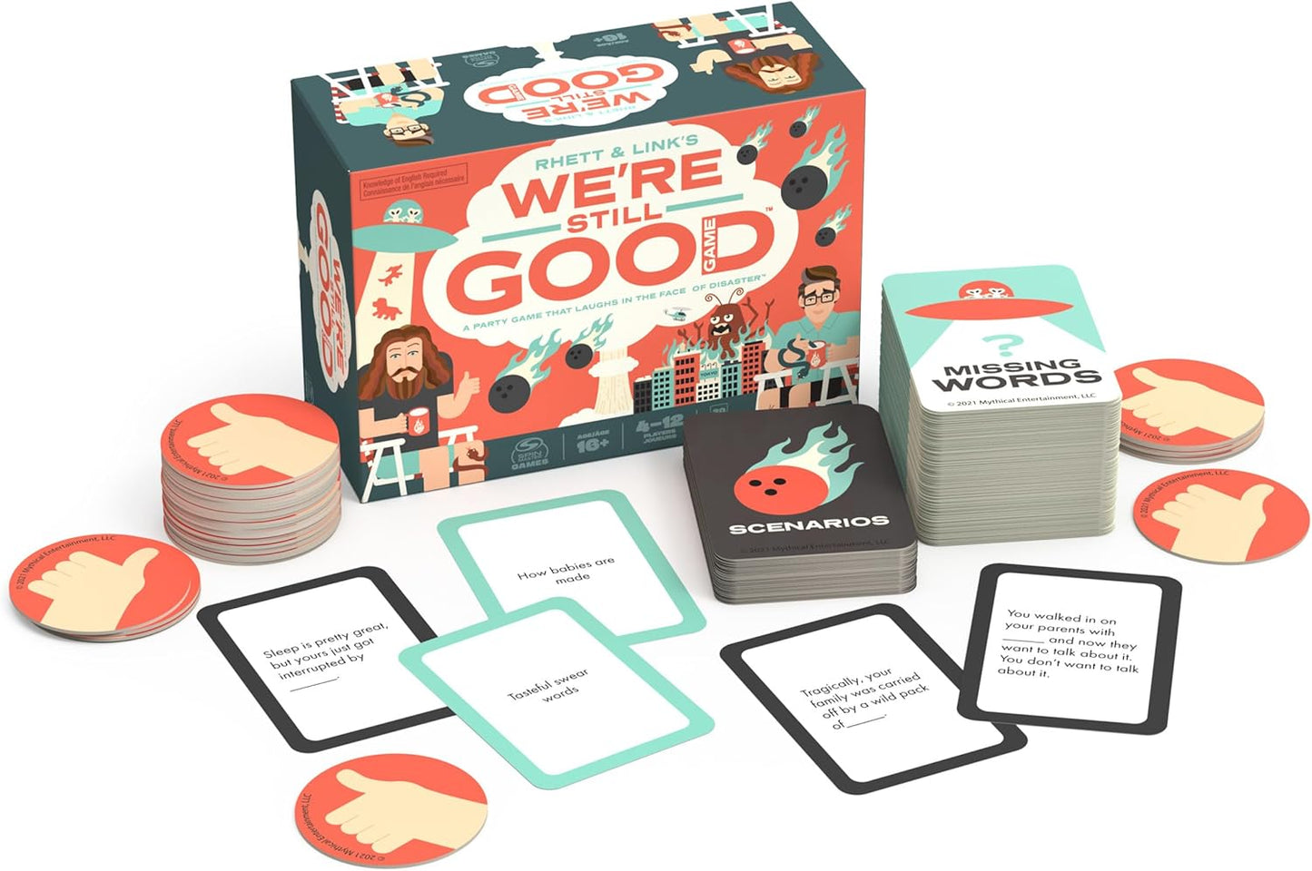 Rhett & Link’s We’re Still Good Party Game – Fast-Paced Humor Game for Friends and Game Nights
