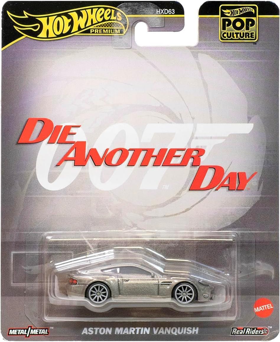 Hot Wheels Premium Pop Culture Die Another Day Aston Martin Vanquish Die Cast Car