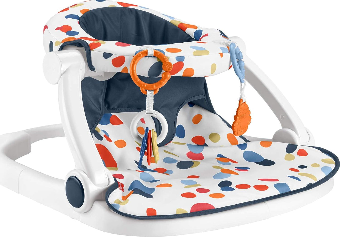 Fisher-Price Baby Sit-Me-Up Floor Seat with Toys – Supportive Infant Seat for Playtime