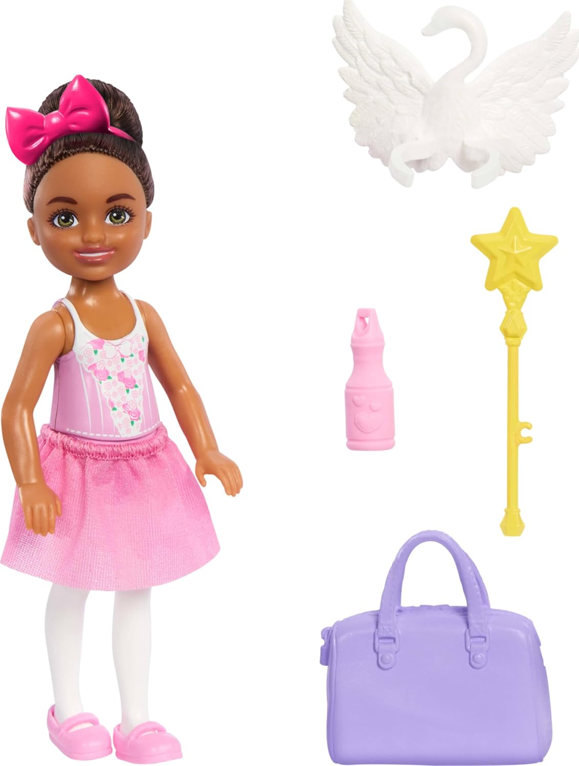 Barbie Chelsea Can Be Ballerina Doll Playset with Swan, Wand and Accessories