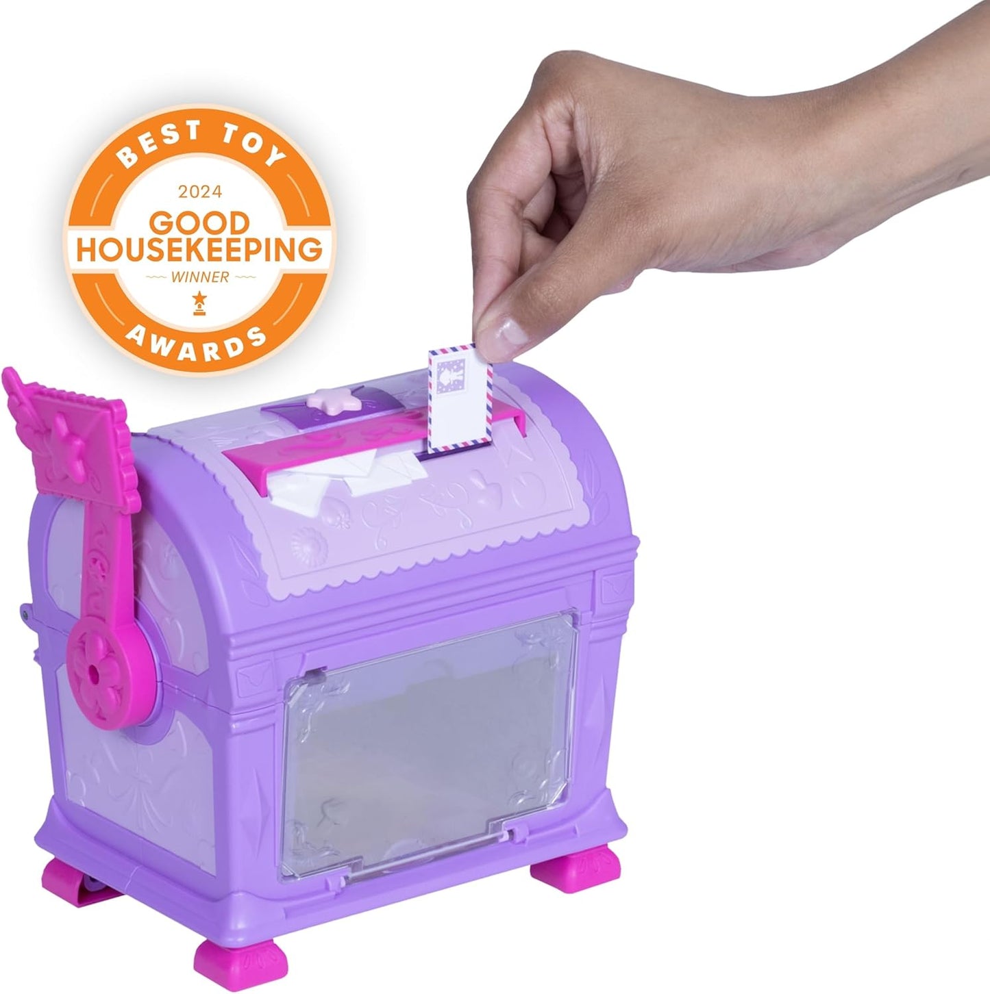 Secret Findees Magic Mailbox – Interactive Surprise Mailbox Playset With 10+ Surprises (Purple Edition)