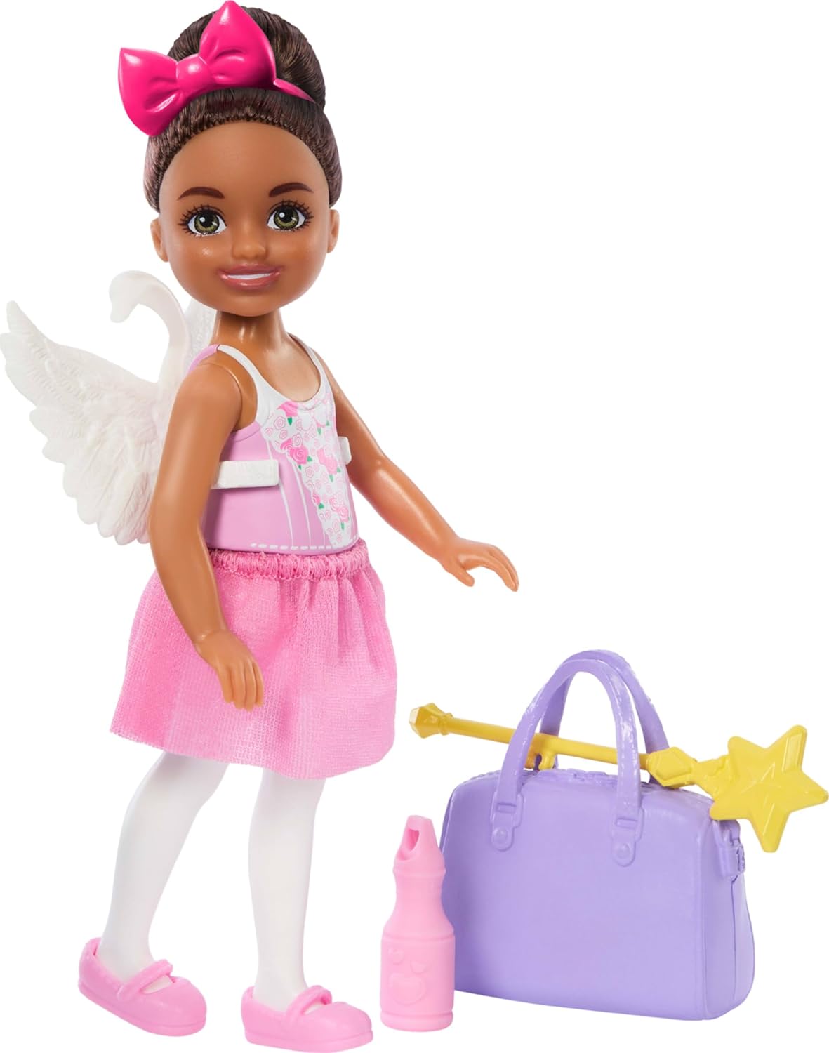 Barbie Chelsea Can Be Ballerina Doll Playset with Swan, Wand and Accessories
